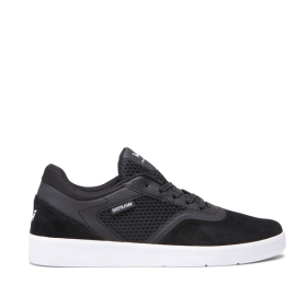 Supra SAINT Lave Sneakers Dame Svart/Hvite | NO-19964